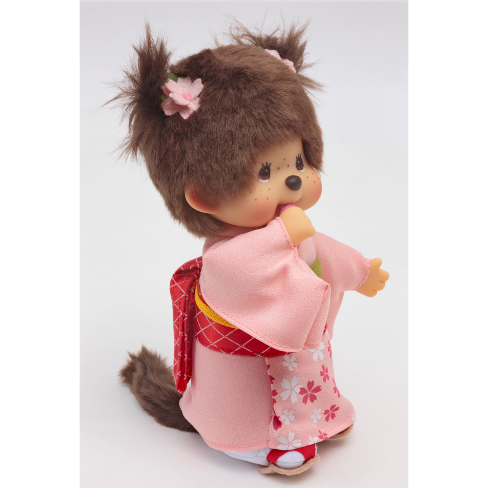[PRE-ORDER] ตุ๊กตา ม่อนชิชิ กิโมโน ซากุระ Size S ม่อนชิชิจัง Monchhichi Sakura Kimono 11 x 9 x 19 cm นำเข้าจากญี่ปุ่น 桜 モンチッチ