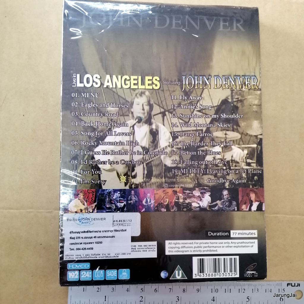 vcd john denver live in los angeles feat. eagles and horses country road