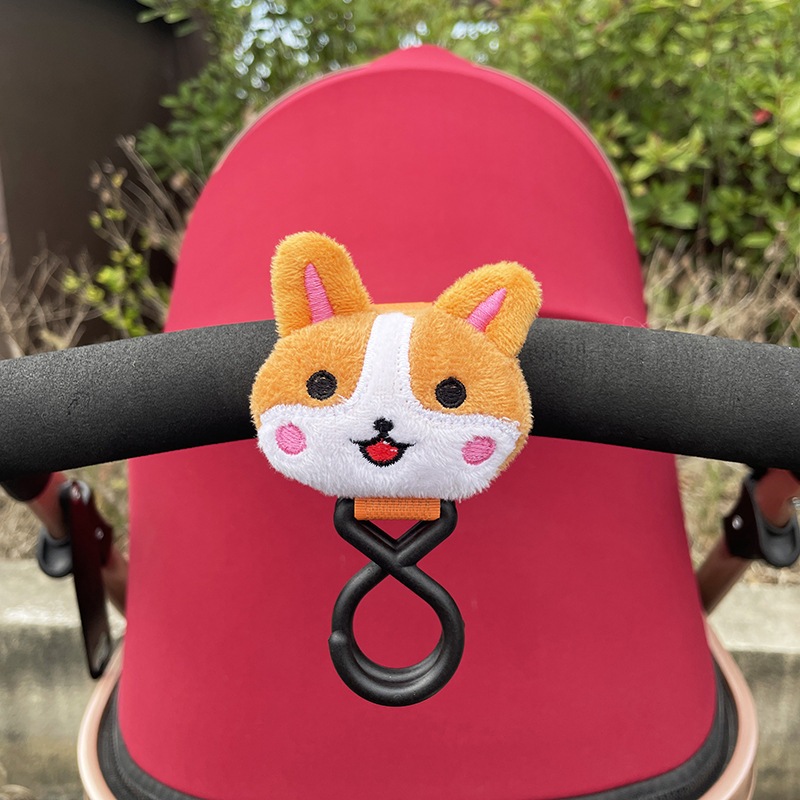 ตะขอคู่มีตัวกาตูน ตะขอเกี่ยวของเล่น ตะขอแขวนรถเข็นเด็ก