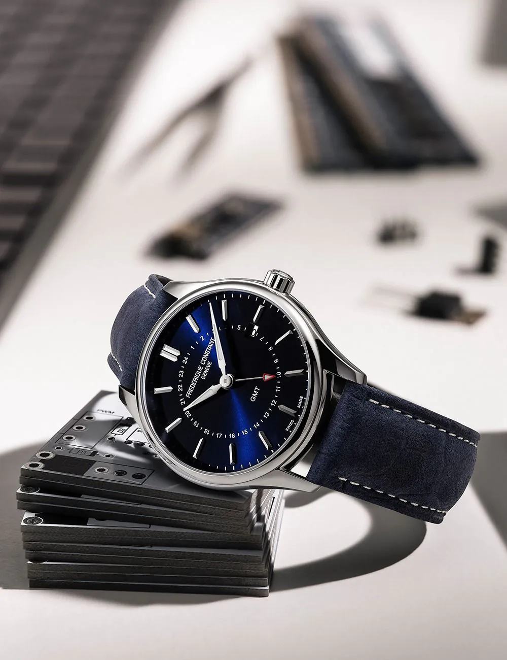 Frederique Constant FC-252NS5B6 นาฬิกาผู้ชาย Quartz Men's Watch