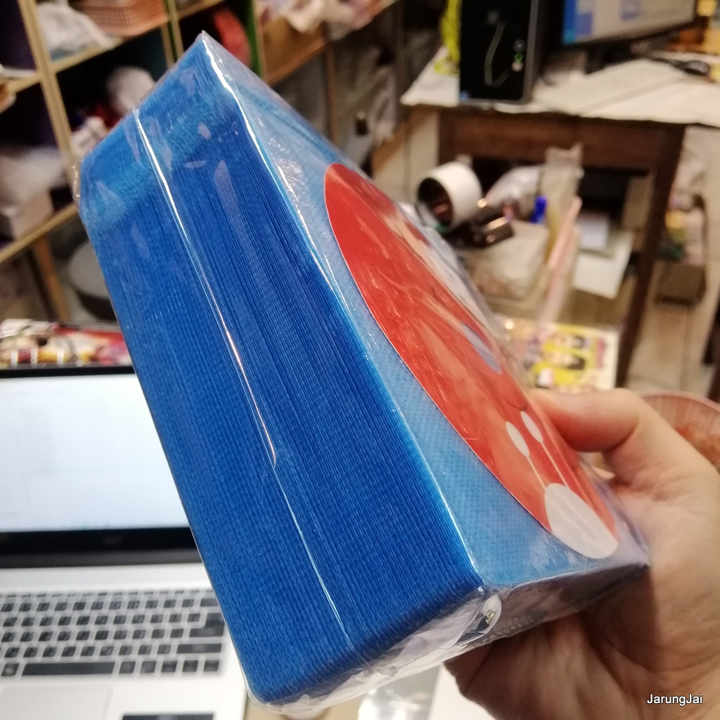 ซองใส่ซีดี cd แบบ refill 1 ซองใส่ได้ 2 แผ่นหน้า-หลัง บรรจุ 100 ซอง คละสี