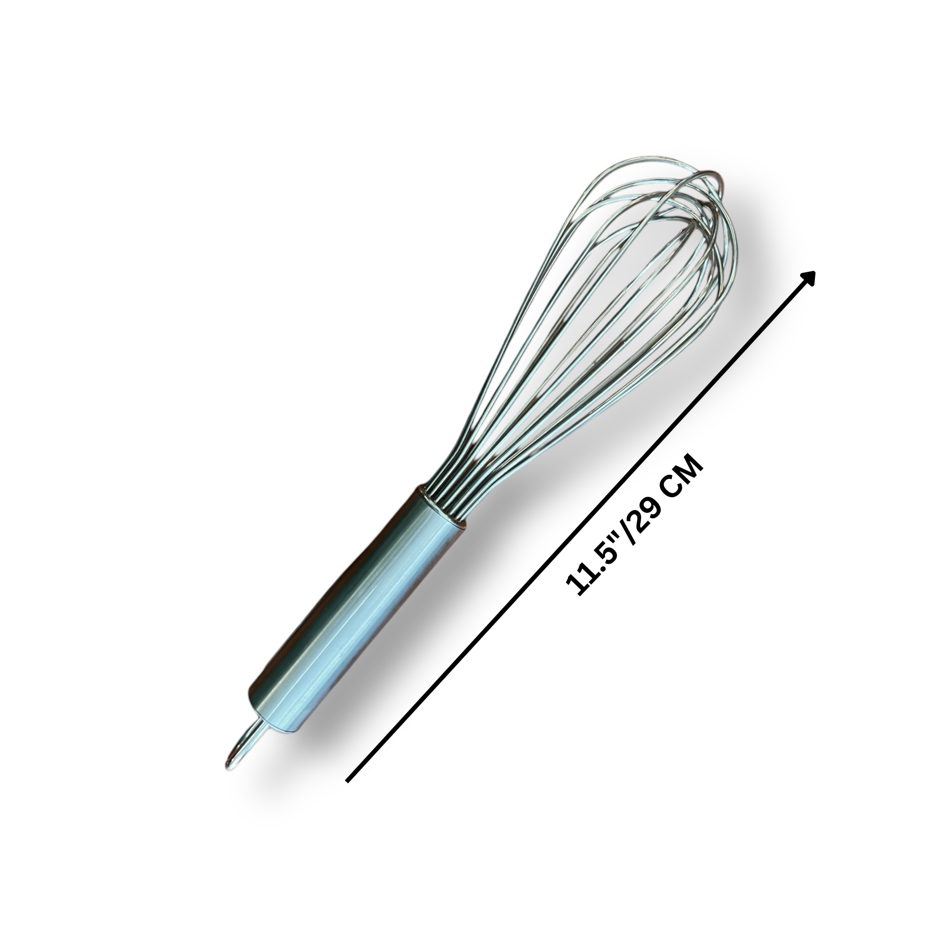 อุปกรณ์ตีแป้งตะกร้อมือ ด้ามจับสเตนเลส Stainless steel mixer