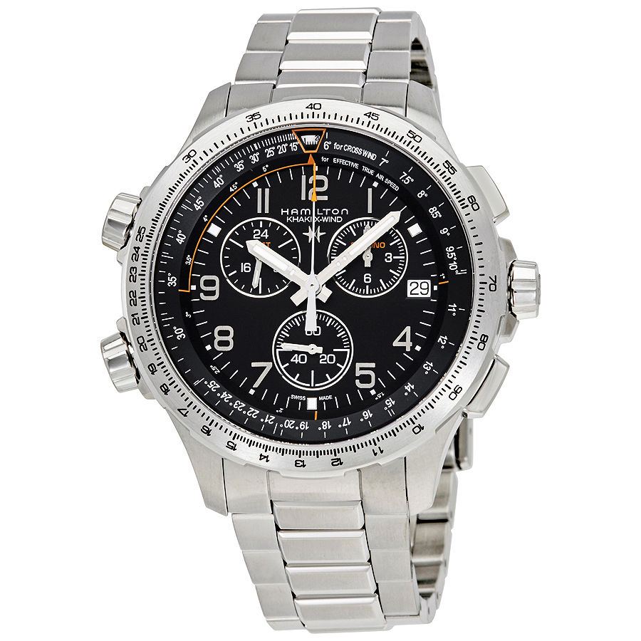 Hamilton H77912135 นาฬิกาผู้ชาย Hamilton รุ่น H77912135, Khaki Aviation X-Wind Chronograph Men's Watch