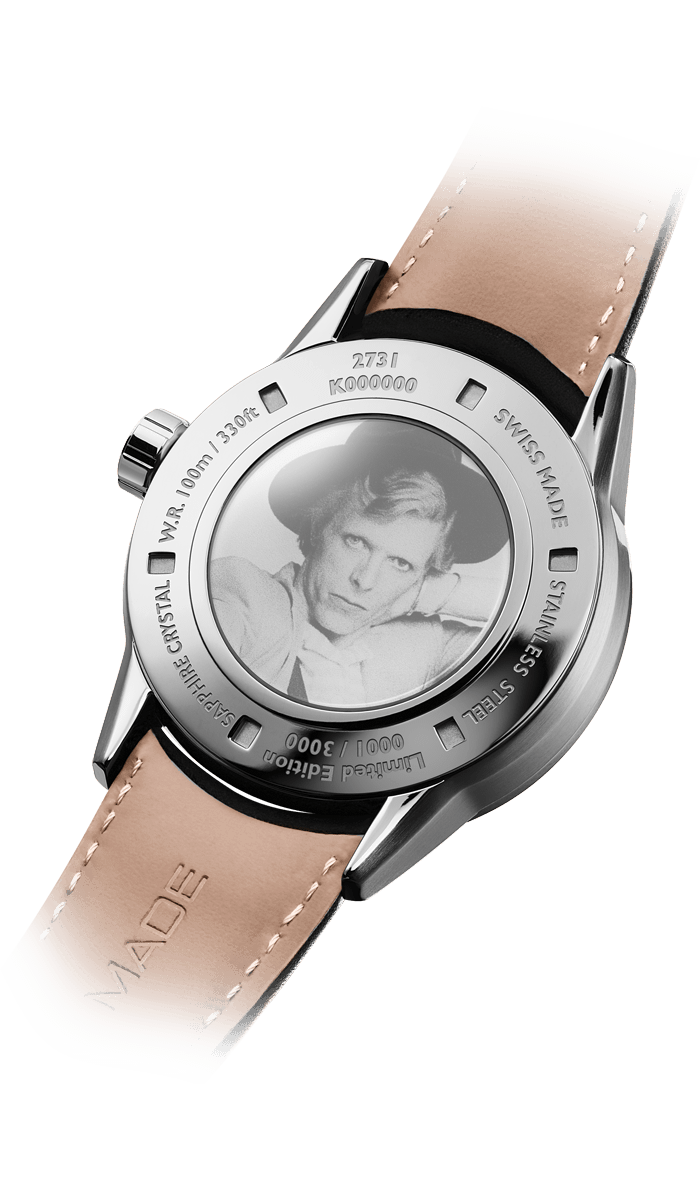 Raymond Weil 2731-STC-BOW01 นาฬิกาผู้ชาย Bowie Automatic Leather Strap Men's Watch