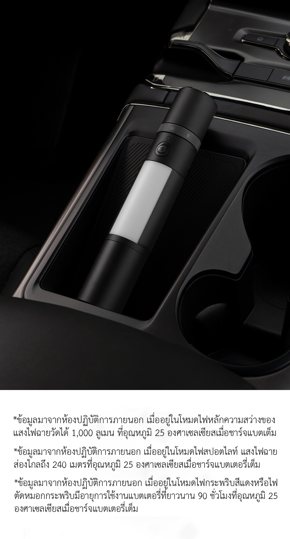 Xiaomi Multifunctional Flashlight - ไฟฉายเอนกประสงค์เสี่ยวหมี่