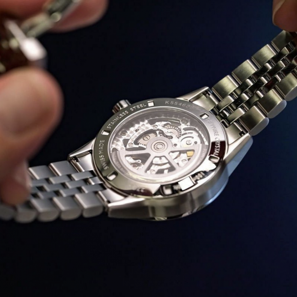 Raymond Weil 2785-ST-65001 นาฬิกาผู้ชาย Freelancer Skeleton Automatic Men's Watch