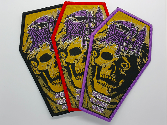 DEATH 'Scream Bloody Gore' Woven Patch อาร์มแบบทอ