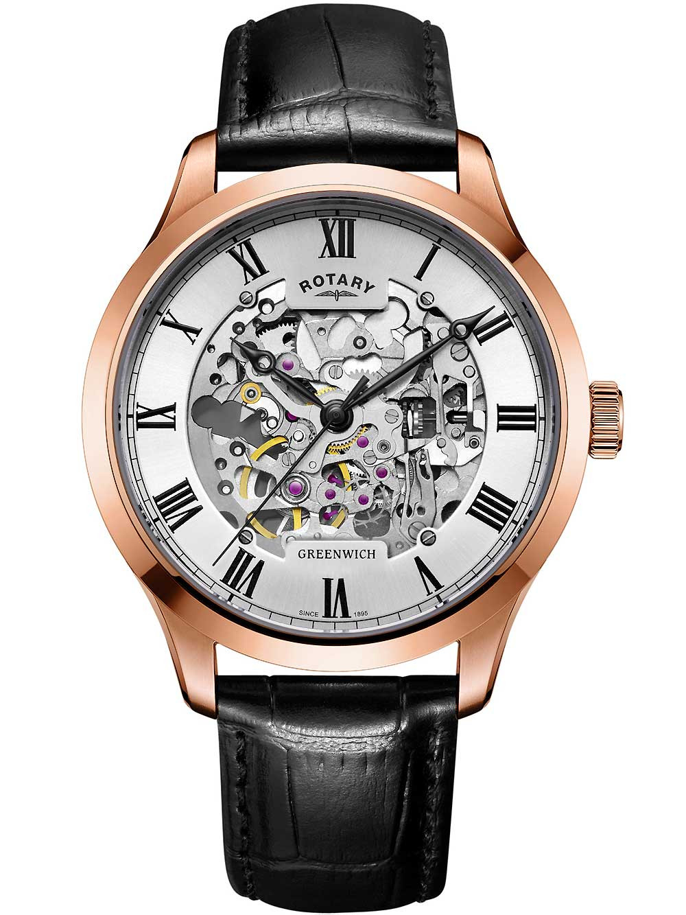Rotary GS02942.01 นาฬิกาผู้ชาย SKELETON AUTOMATIC Men's Watch