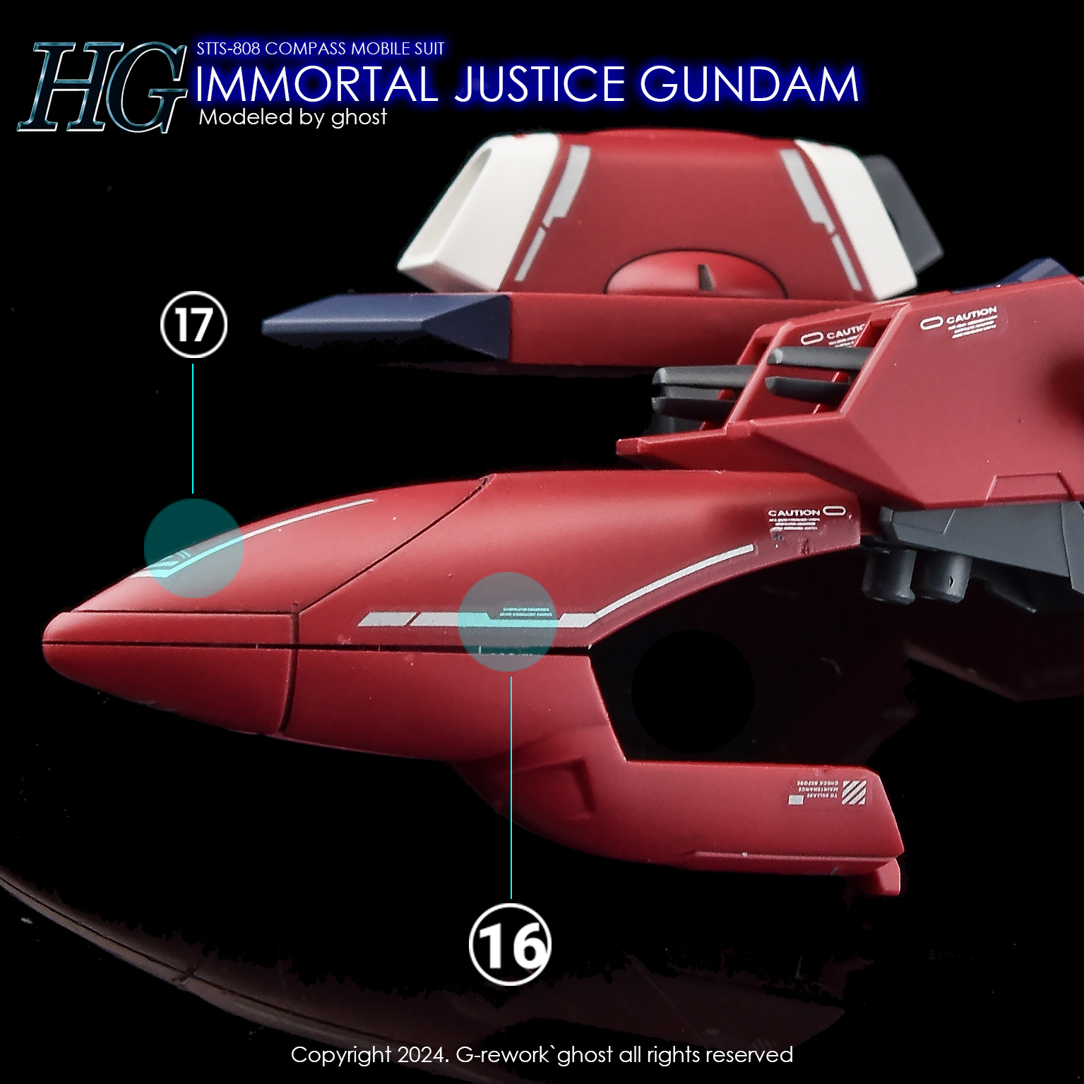 G-REWORK CUSTOM DECAL HG IMMORTAL JUSTICE GUNDAM