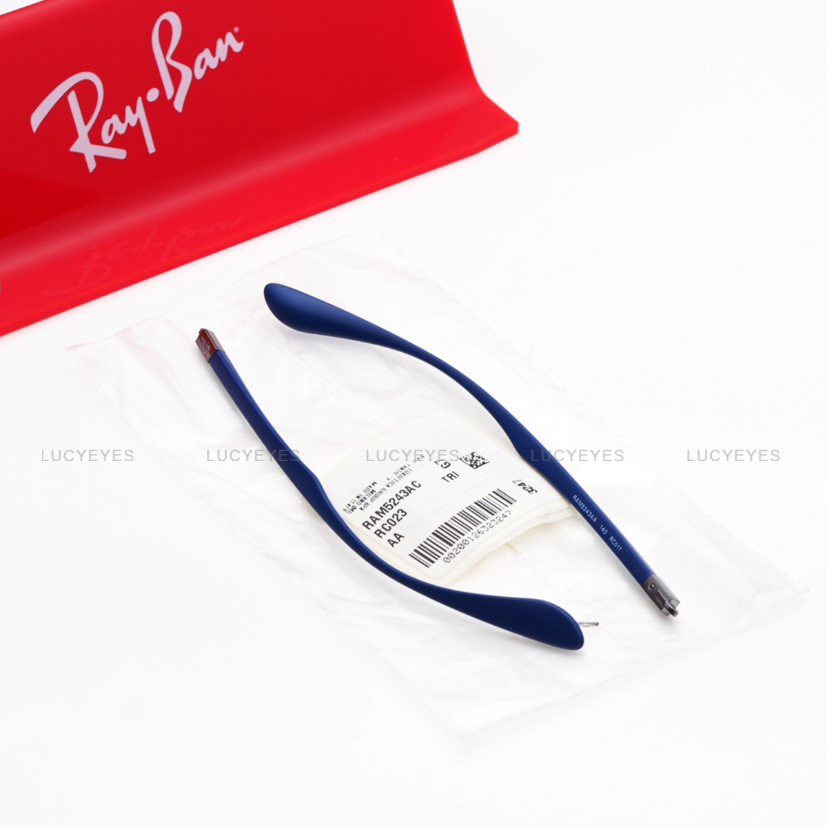 ขาแว่น RAYBAN แท้ 100% RX6355, RX6357, RX6355M สีน้ำเงิน