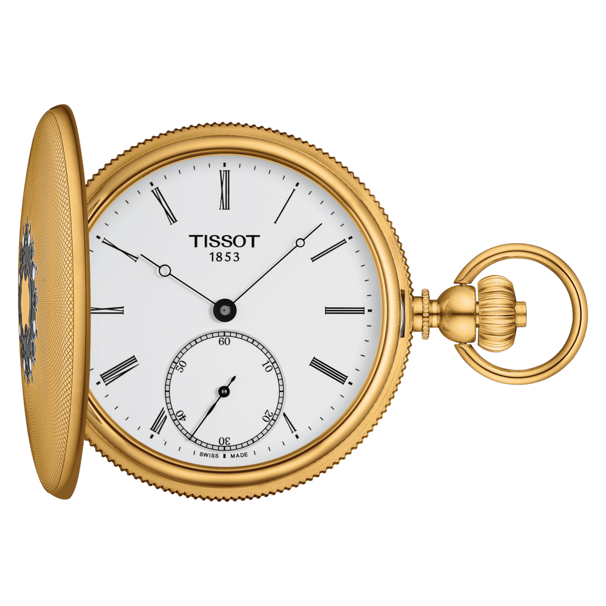 Tissot T867.405.39.013.00 นาฬิกาพก Savonnette Hand Wind Pocket Watch