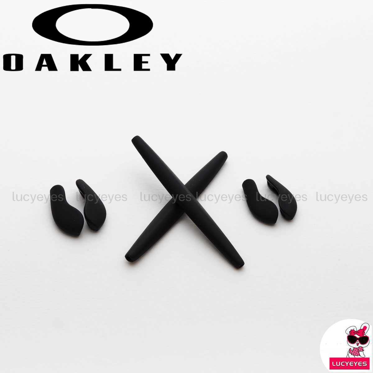 ยางขาแว่น OAKLEY X METEL สีดำ