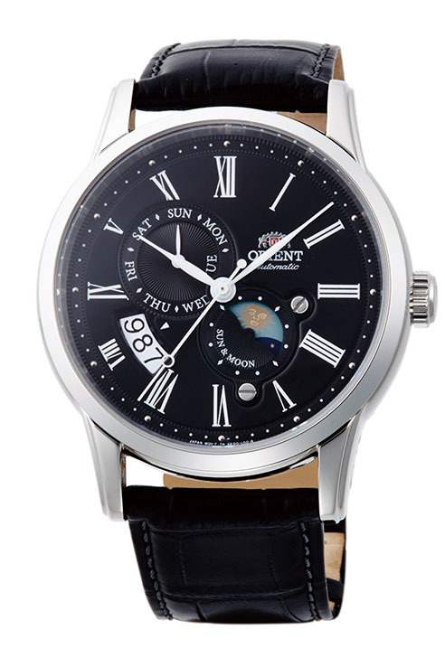 Orient SAK00004B นาฬิกาผู้ชาย Sun and Moon Automatic Made in Japan Men's Watch