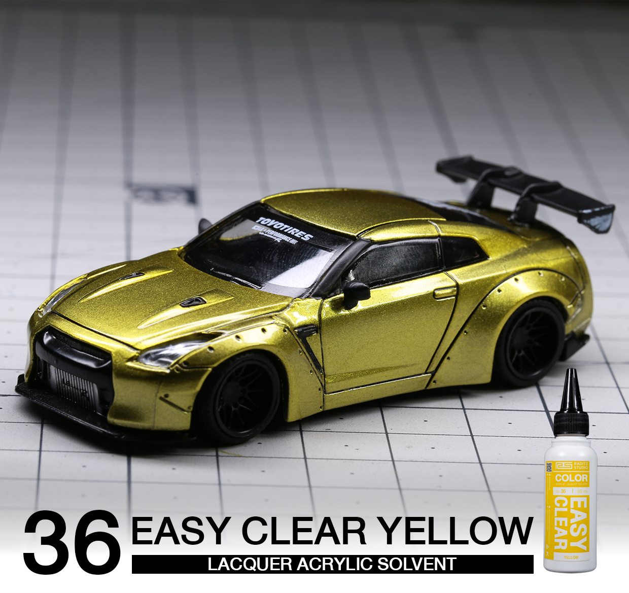 NO.36S Easy Clear Yellow [ใส] 60ml