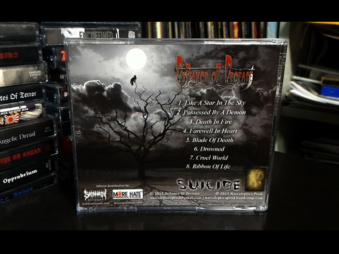 DEFIANCE OF DECEASE'Suicide' CD