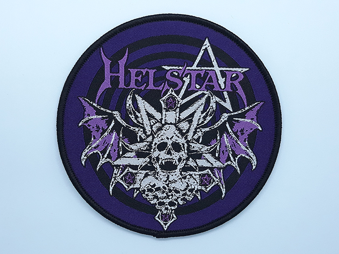 HELLSTAR 'Clad in Black' Woven Patch อาร์มแบบทอ