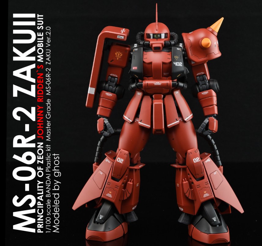 G-REWORK CUSTOM DECAL MG 1/100 MS-06R ZAKU II [v2.0]