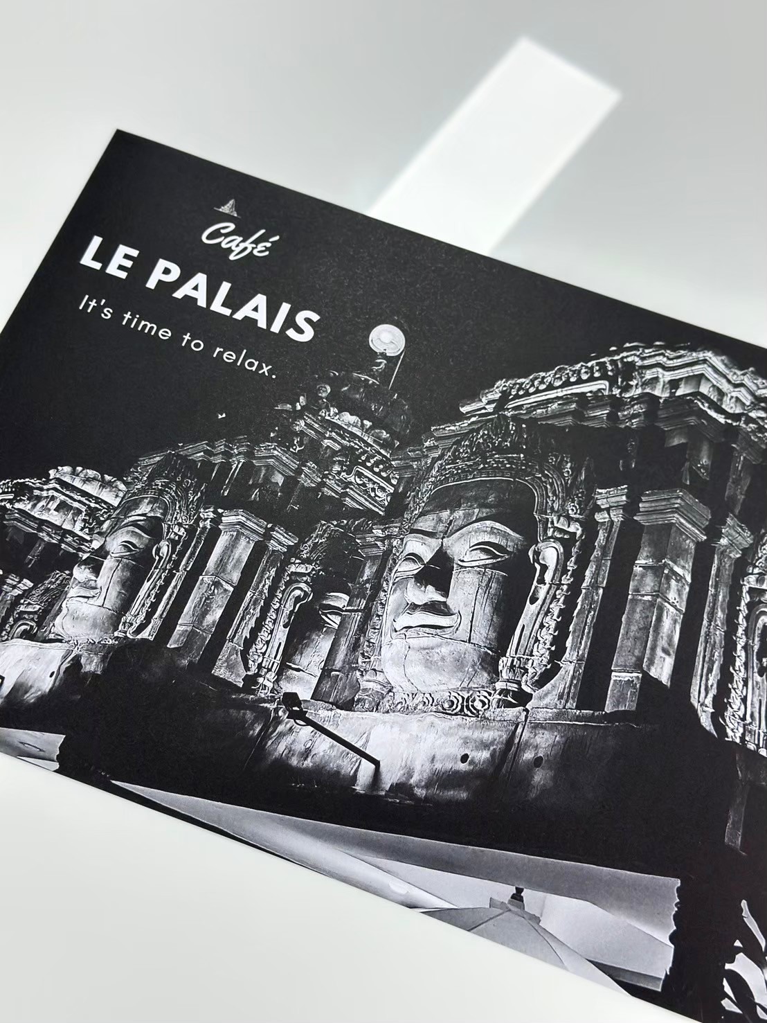 ผลงาน กระดาษรองจานพิมพ์โลโก้