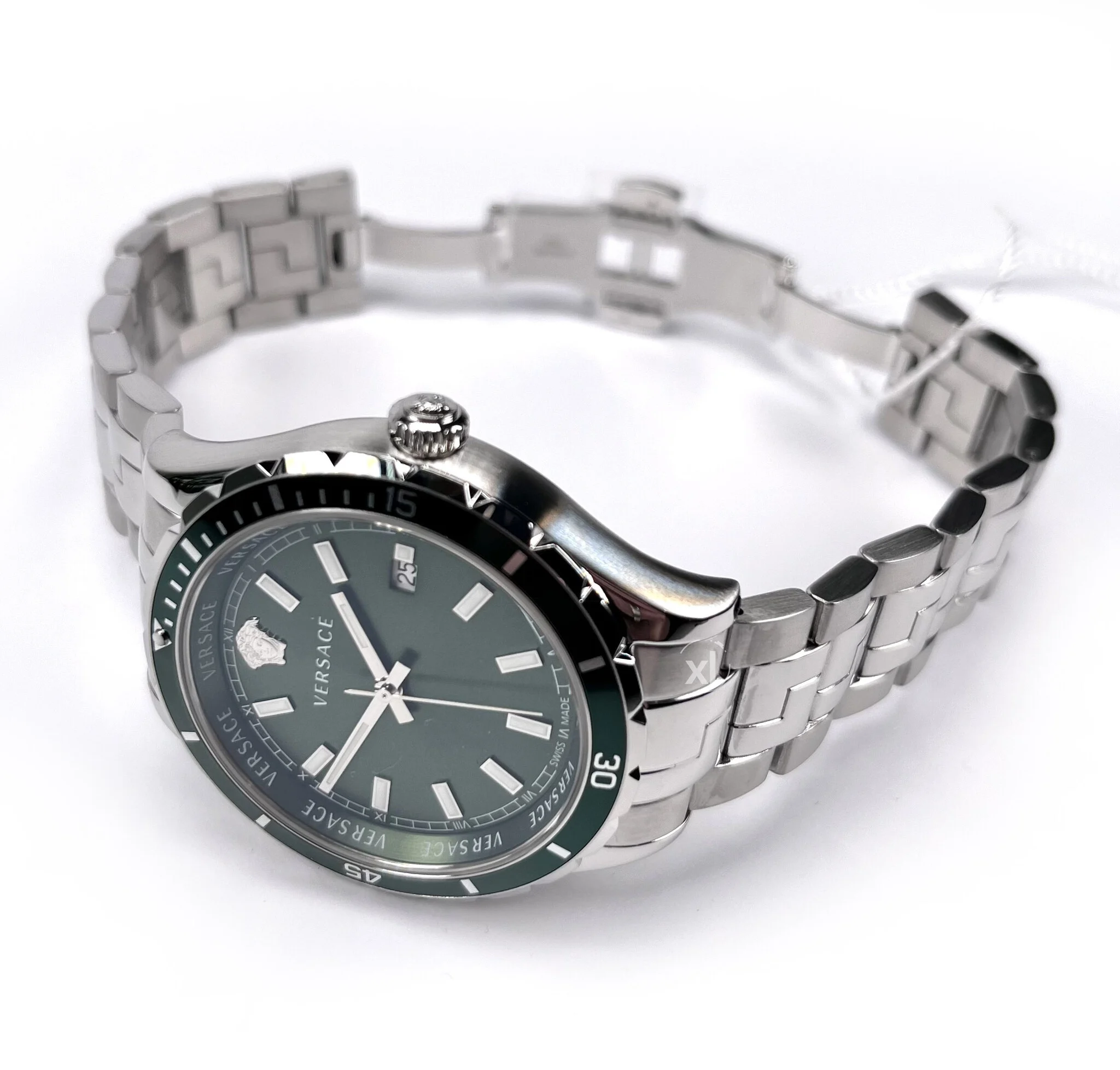 Versace VE3A01022 นาฬิกาผู้ชาย Hellenyium Quartz Men's Watch