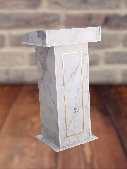 โพเดียม ลายหินเดินทอง