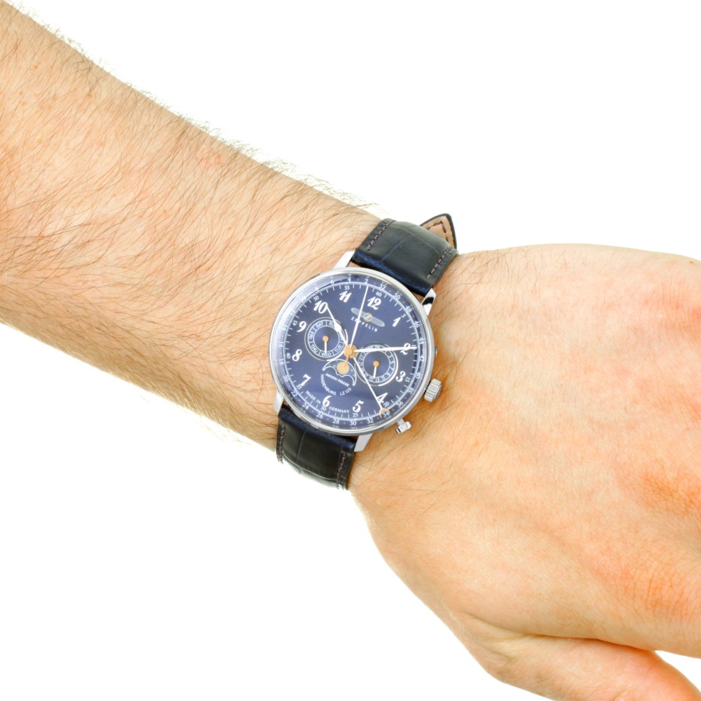 Zeppelin 7036-3 นาฬิกาผู้ชาย LZ 129 Hindenburg Quartz Men's Watch