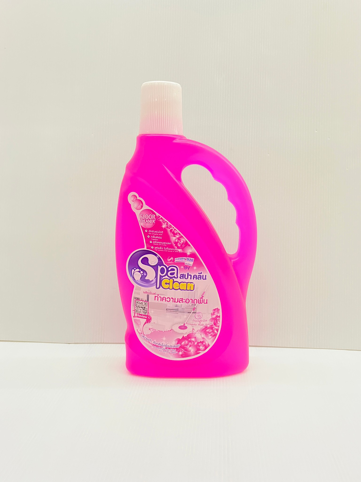 SPA CLEAN น้ำยาถูพื้น สปาคลีน ขนาด 1,200 มล. สีชมพู กลิ่นโรแมนติกโรส