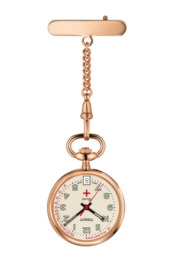 Tissot T81.7.223.92 นาฬิกาพก Tissot รุ่น T81722392, T-Pocket Pendants Infirmiere Quartz Pocket Watch Nurses Fob