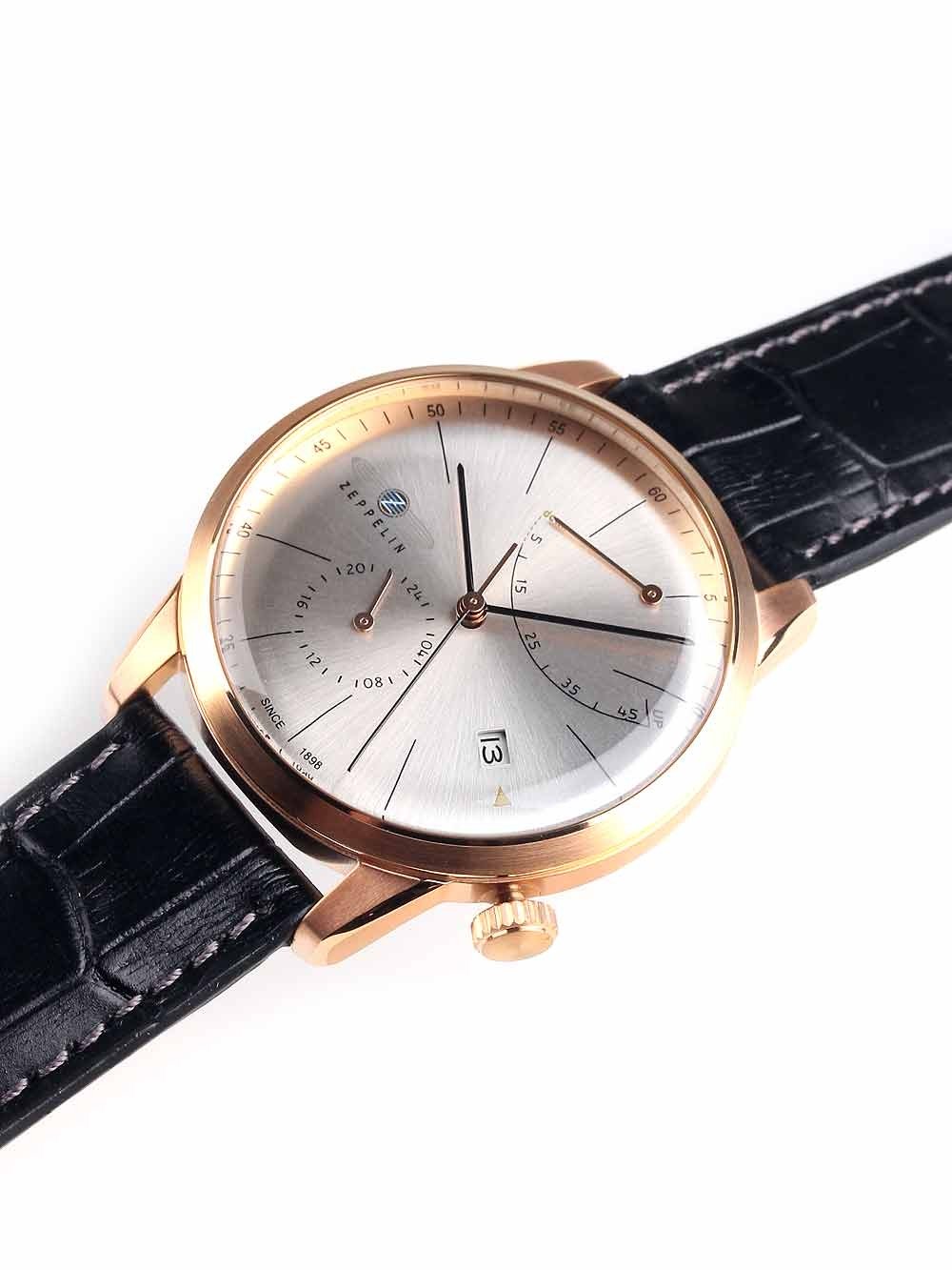 Zeppelin 7368-4 นาฬิกาผู้ชาย Flatline Automatic Men's Watch Made In Germany