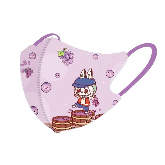 แมสผู้ใหญ่ ลายลาบูบู้ Labubu Mask 3D