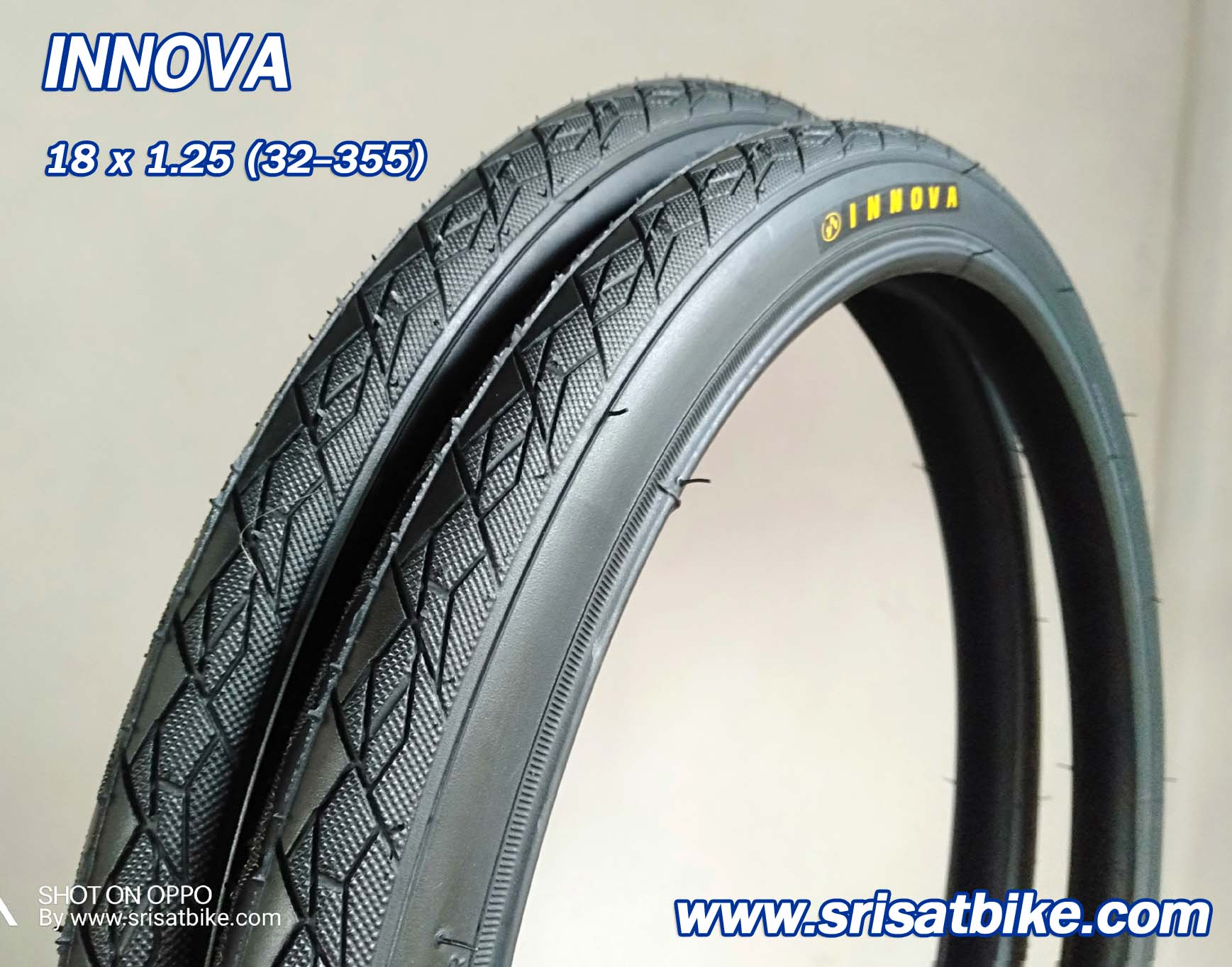 ยางจักรยาน 18 x 1.25 (32-355) INNOVA