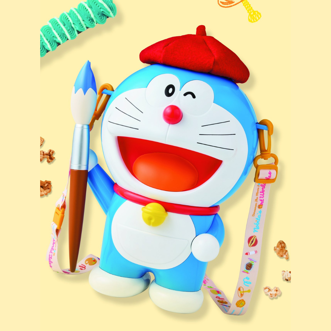 [PRE-ORDER] ถังป๊อปคอร์น โดราเอม่อน Doraemon Popcorn Bucket ของแท้จาก USJ Universal Studio Japan Nobita's Art World Tales เรื่องราวโลกแห่งภาพวาดของโนบิตะ ドラえもん ポップコーンバケツ