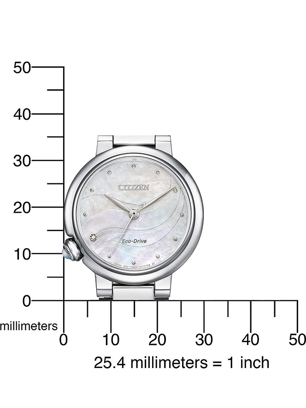 Citizen EM0910-80D นาฬิกาผู้หญิง Eco-Drive Women's Watch