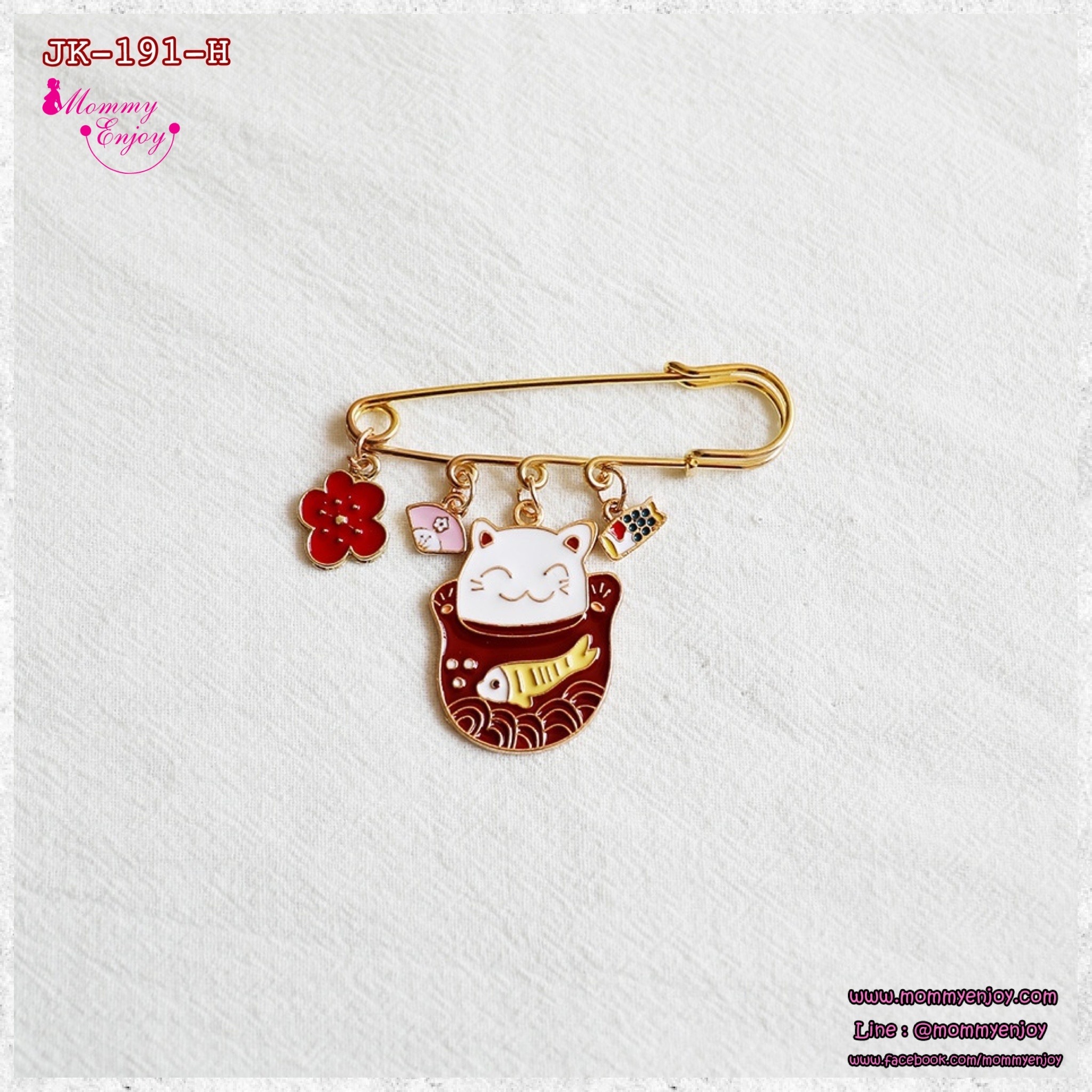 เข็มกลัดติดชุด สวย หรู ดูดี มีให้เลือกหลายสิบแบบ น่ารัก กันสารพัดเลยจร้าา Set Japan