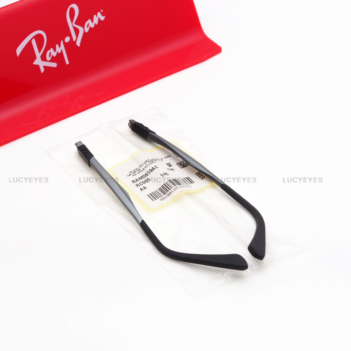ขาแว่น RAYBAN แท้ 100% RX7017 สีเทา