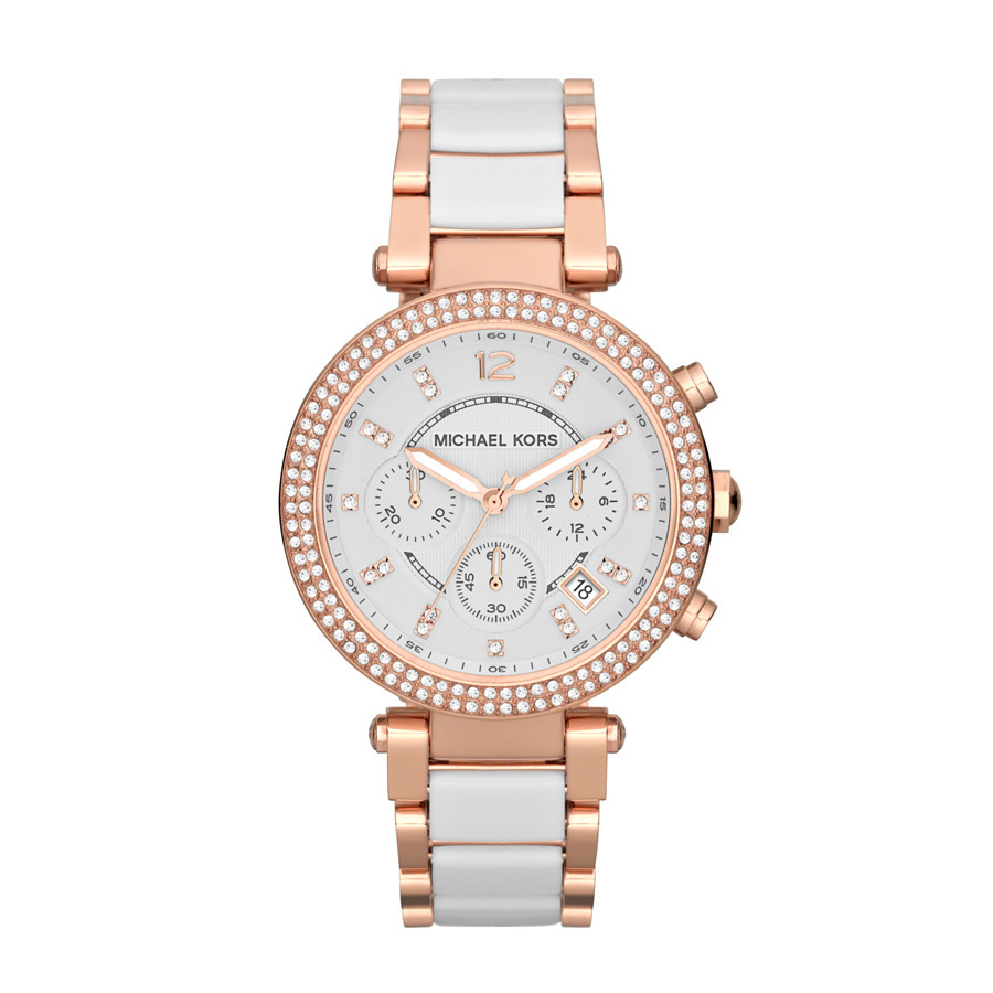 Michael Kors MK5774 นาฬิกาผู้หญิง Michael Kors รุ่น MK5774, Parker Chronograph Crystals Quartz Women's Watch