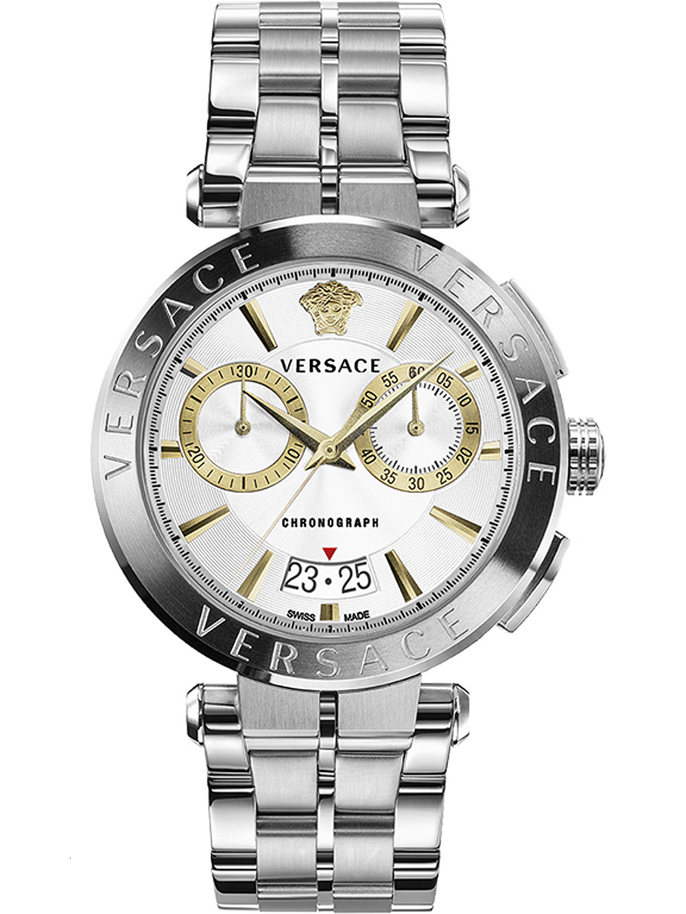 Versace VE1D00919 นาฬิกาผู้ชาย Aion Chronograph Quartz Men's Watch