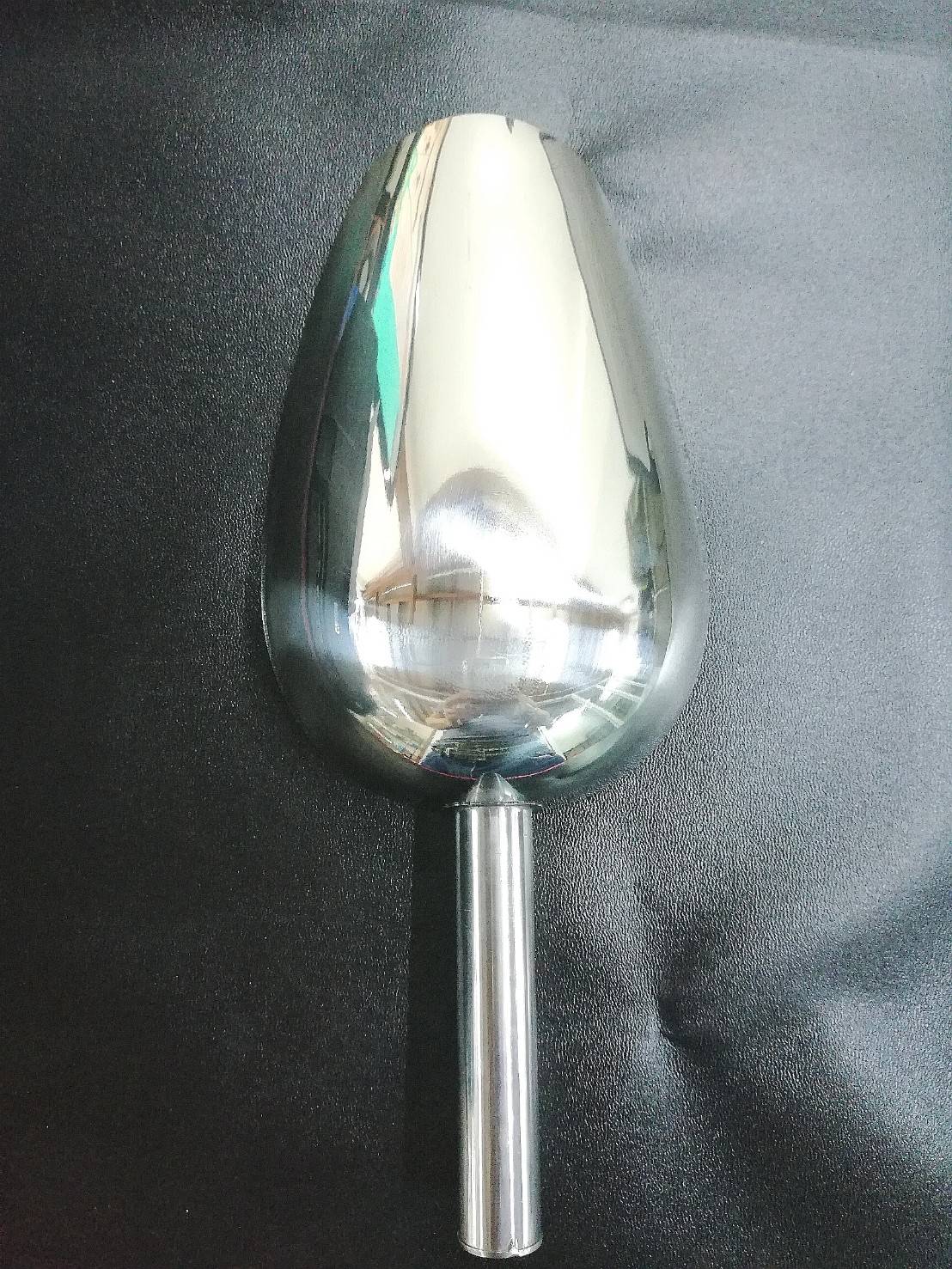 ช้อนตักน้ำแข็ง สเตนเลส ใหญ่ Stainless steel ice cube scoop