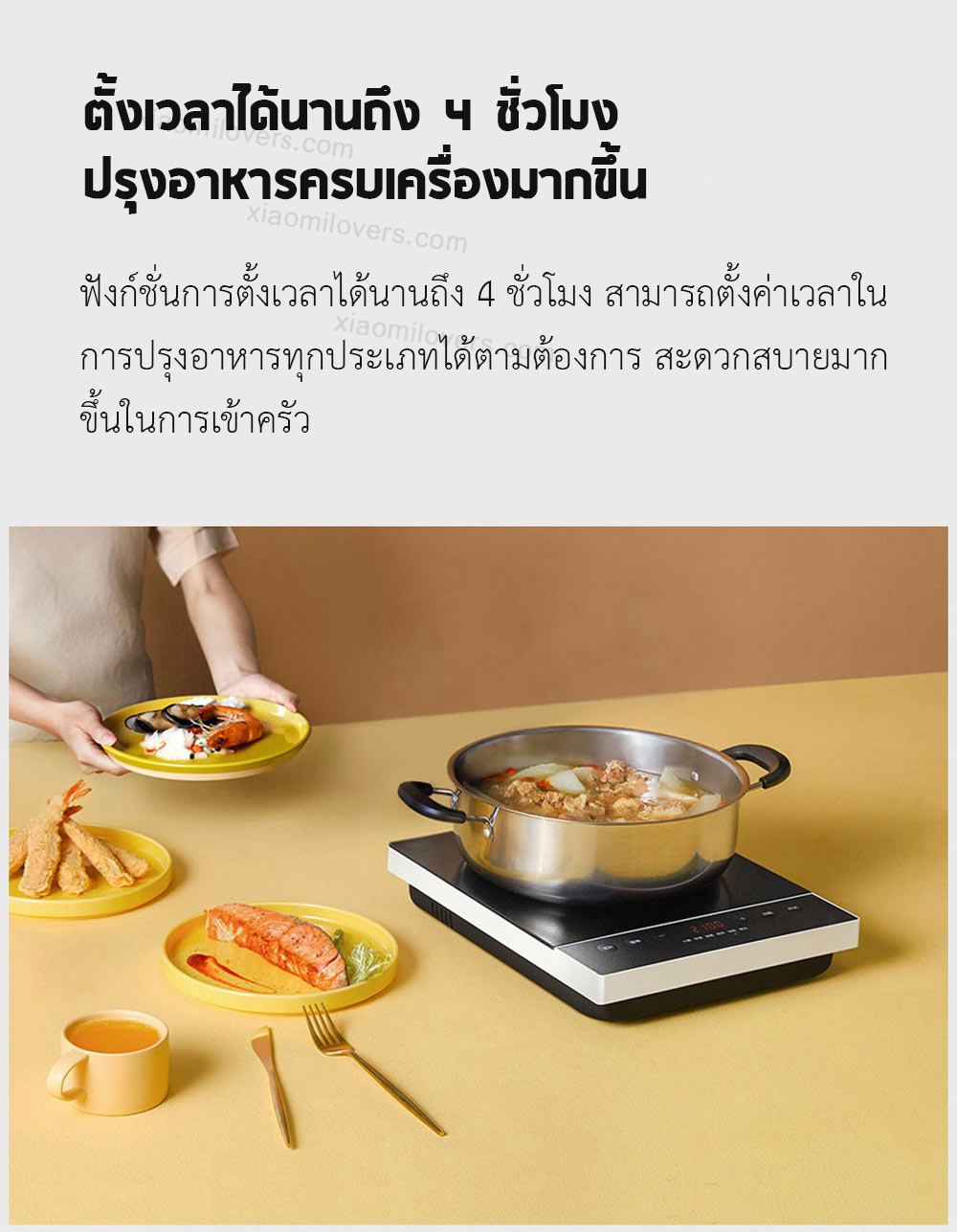 Xiaomi Mijia Induction Cooker C1 - เตาแม่เหล็กไฟฟ้าเสี่ยวหมี่ C1