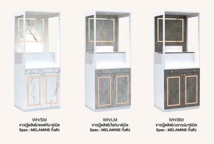 EX ตู้หิ้งพระ มีไฟดาวน์ไลท์