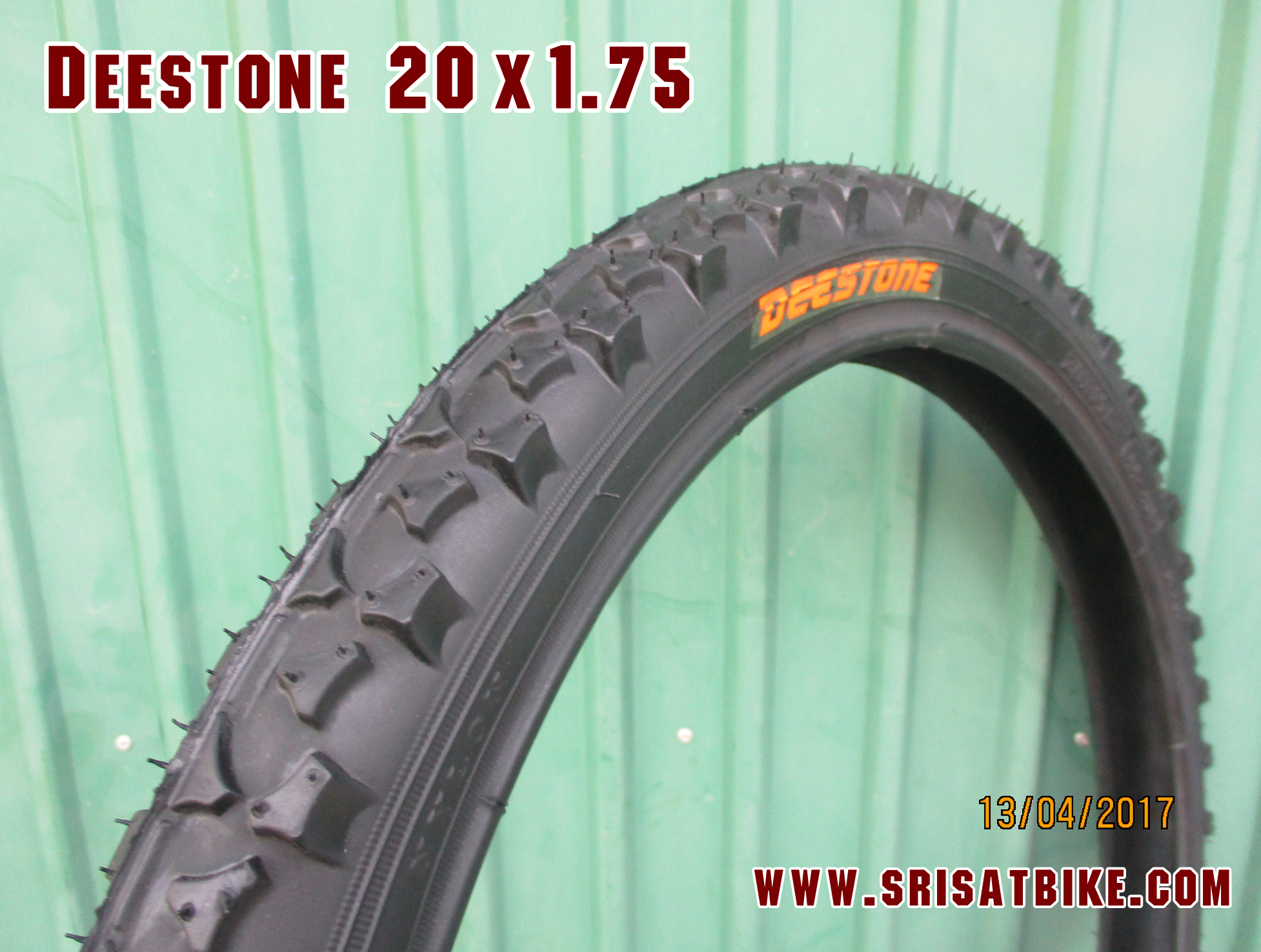 ยางจักรยาน 20 x 1.75 (44-406) Deestone ดอกยางวิบาก