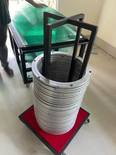 รถเข็นลซี่ซูซาน,รถเข็นจานหมุน,เสาเดียว รถเข็นเก็บจานหมุน 18 นิ้วใส่ได้ 60 วง ขนาด 59X59 cm.สูง 125 cm. Lazy susan trolley Steel 懒惰的苏珊 旋转玻璃餐桌 中式旋转玻璃桌套装 Trp.Lazysusanthai