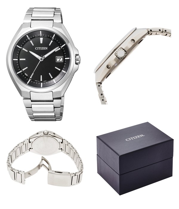 Citizen CB3010-57E นาฬิกาผู้ชาย Eco-Drive Attesa Global Radio Controlled AT Men's Watch