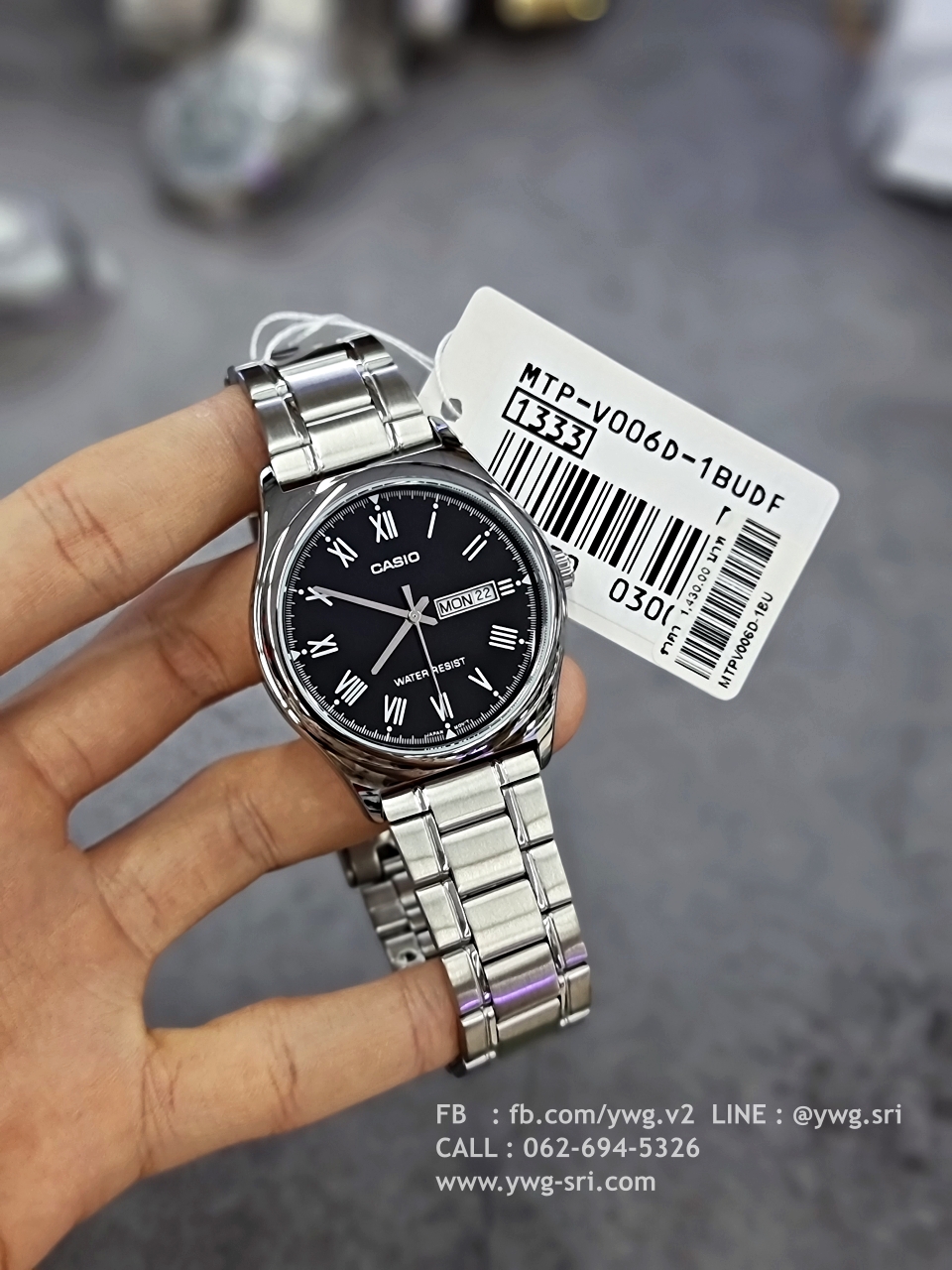 CASIO รุ่น MTP-V006D-1BUDF