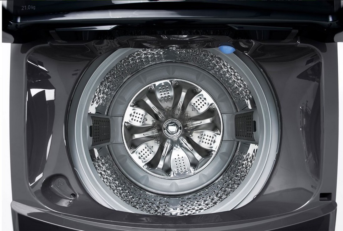 [ผ่อน0%] LG เครื่องซักผ้าฝาบน Inverter TV2521DV7B 21 KG สีดำ (ชลบุรีส่งฟรี)