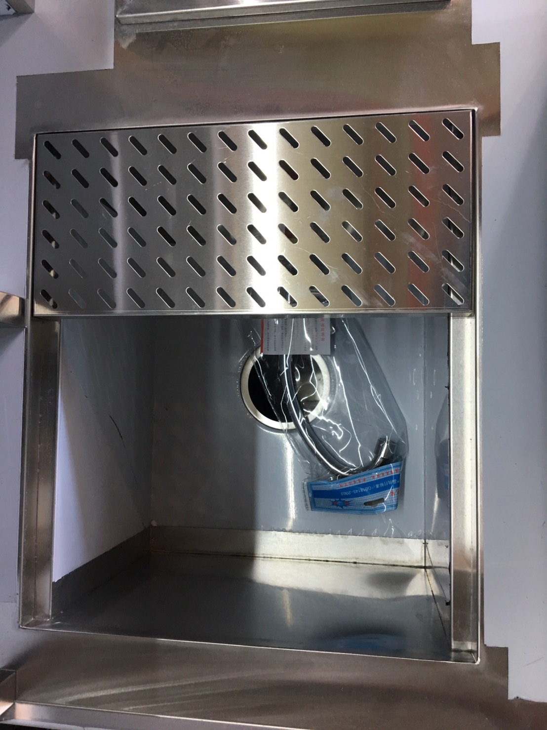 เคาเตอร์สแตนเลส Bubble tea shop stainless steel preparaton counter 1.2m
