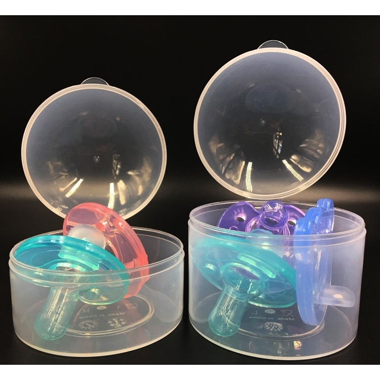 กล่องครึ่งวงกลม ใส่จุกนม PP กล่องเก็บจุกนม ใส่จุกหลอก