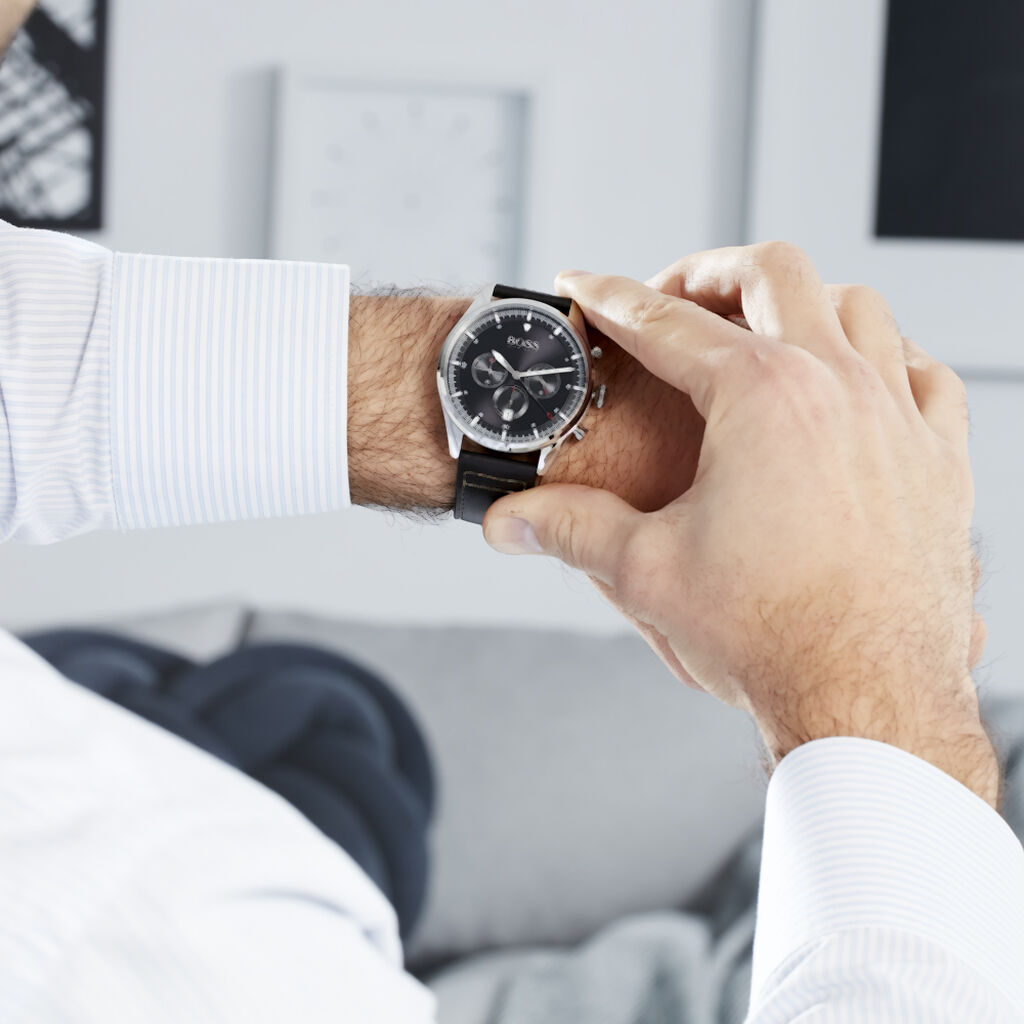 Hugo Boss 1513708 นาฬิกาผู้ชาย Pioneer Chronograph Quartz Men's Watch