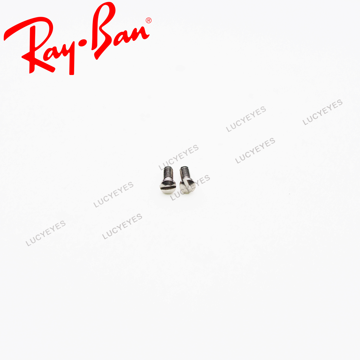 น๊อตแว่น RAYBAN แท้ 100% RB2447F, RX2447VF สีเงิน