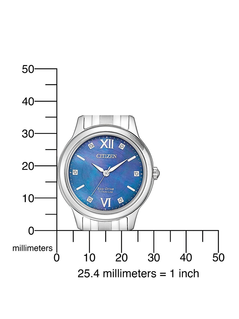 Citizen EM0720-85N นาฬิกาผู้หญิง Eco-Drive Titanium Women's Watch
