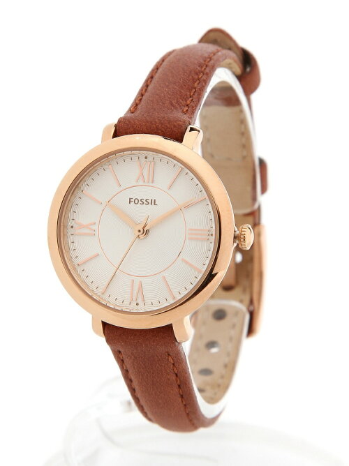 Fossil ES4412 นาฬิกาผู้หญิง Jacqueline Three-Hand Terracotta Leather Women's Watch